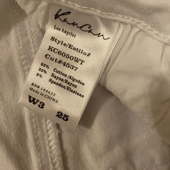 Rancan white distressed jeans size 25 - Picture 4 of 9